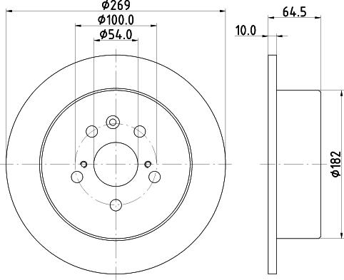 DON PCD16482 - Əyləc Diski furqanavto.az