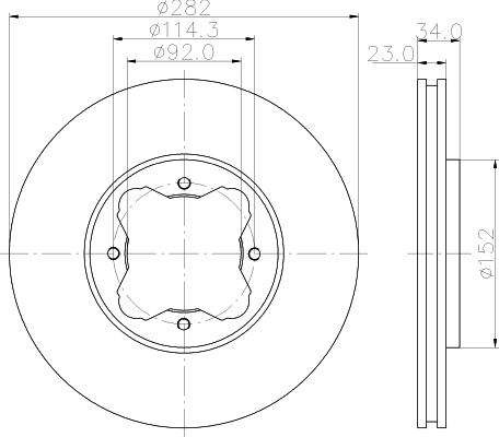 DON PCD16622 - Əyləc Diski furqanavto.az