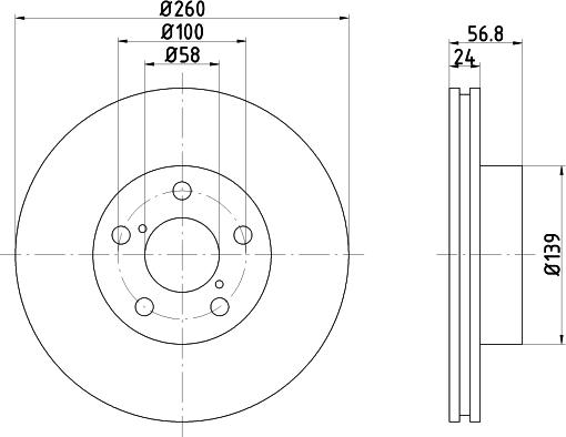 DON PCD16032 - Əyləc Diski furqanavto.az