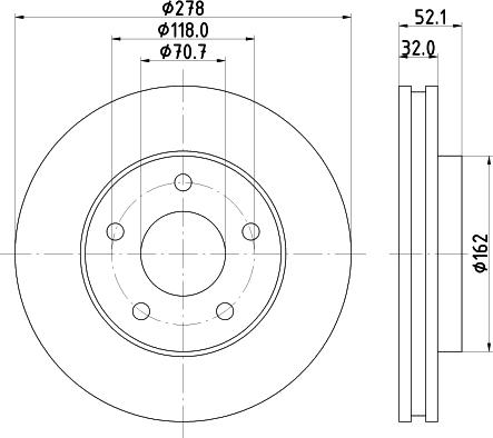 DON PCD16112 - Əyləc Diski furqanavto.az