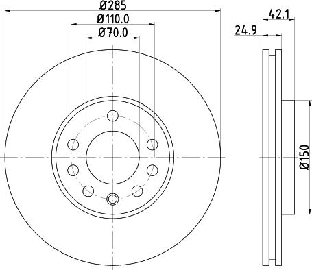 DON PCD10452 - Əyləc Diski furqanavto.az