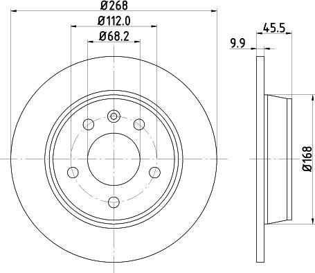 DON PCD10402 - Əyləc Diski furqanavto.az