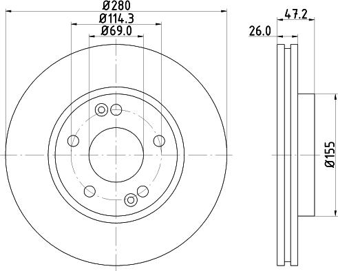 DON PCD10612 - Əyləc Diski furqanavto.az