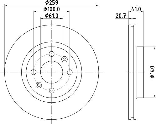 DON PCD10182 - Əyləc Diski furqanavto.az