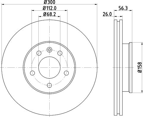 DON PCD10802 - Əyləc Diski furqanavto.az