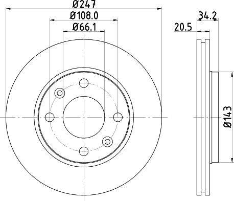 DON PCD10872 - Əyləc Diski furqanavto.az