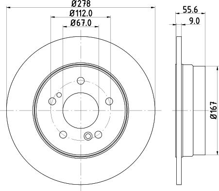 DON PCD10312 - Əyləc Diski furqanavto.az