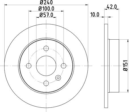 DON PCD10262 - Əyləc Diski furqanavto.az