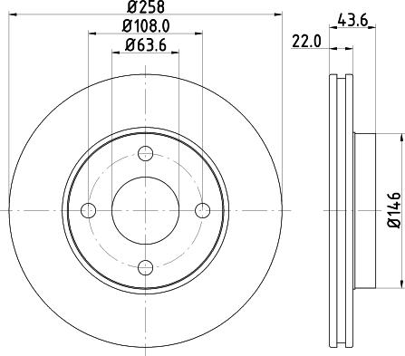 DON PCD10202 - Əyləc Diski furqanavto.az