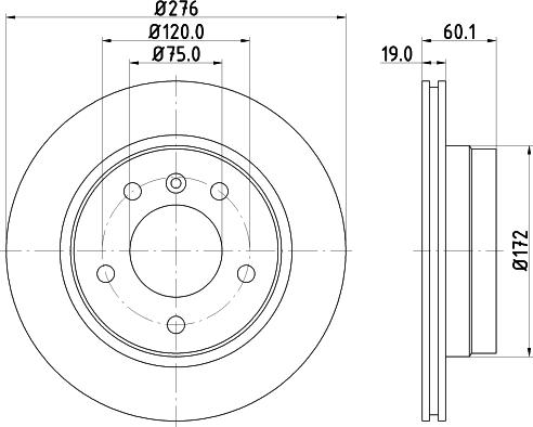 DON PCD10752 - Əyləc Diski furqanavto.az