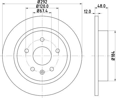 DON PCD11902 - Əyləc Diski furqanavto.az