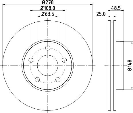 DON PCD11462 - Əyləc Diski furqanavto.az