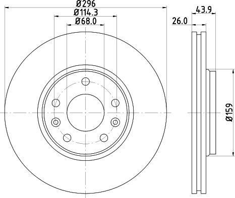 DON PCD11432 - Əyləc Diski furqanavto.az