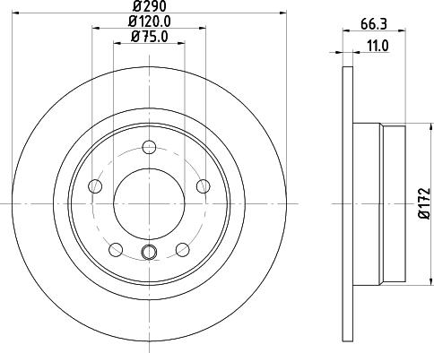 DON PCD11582 - Əyləc Diski furqanavto.az