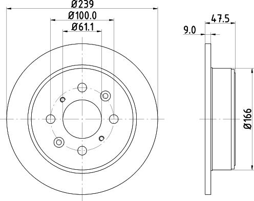 DON PCD11642 - Əyləc Diski furqanavto.az