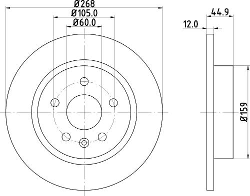 DON PCD11602 - Əyləc Diski furqanavto.az