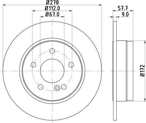 DON PCD11102 - Əyləc Diski furqanavto.az