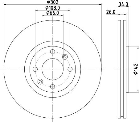 DON PCD11842 - Əyləc Diski furqanavto.az