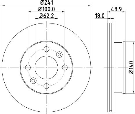 DON PCD11332 - Əyləc Diski furqanavto.az