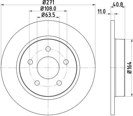 DON PCD11322 - Əyləc Diski furqanavto.az