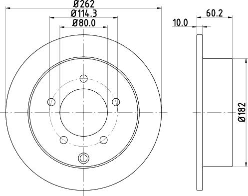 DON PCD11372 - Əyləc Diski furqanavto.az