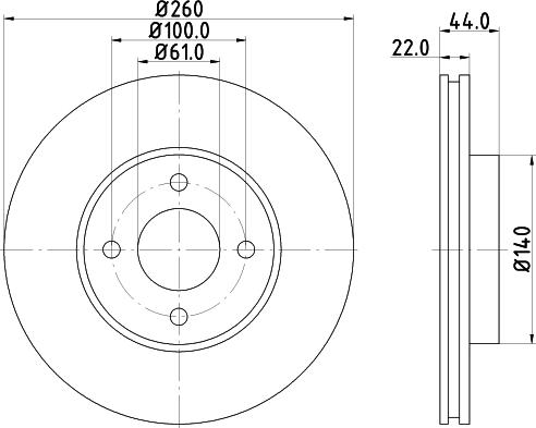 DON PCD18662 - Əyləc Diski furqanavto.az