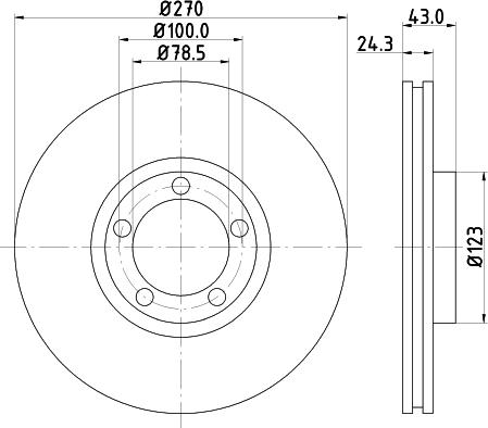 DON PCD18002 - Əyləc Diski furqanavto.az