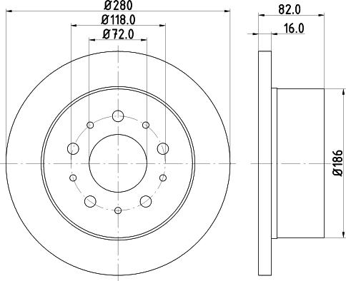 DON PCD18192 - Əyləc Diski furqanavto.az