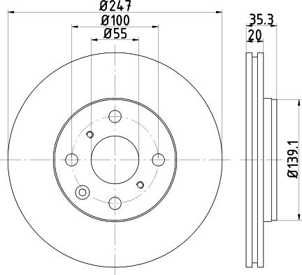 DON PCD18312 - Əyləc Diski furqanavto.az