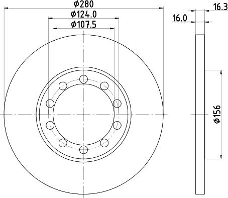 DON PCD18382 - Əyləc Diski furqanavto.az