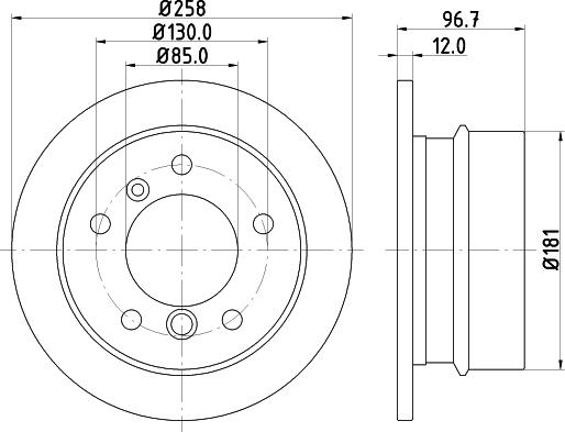 DON PCD18292 - Əyləc Diski furqanavto.az