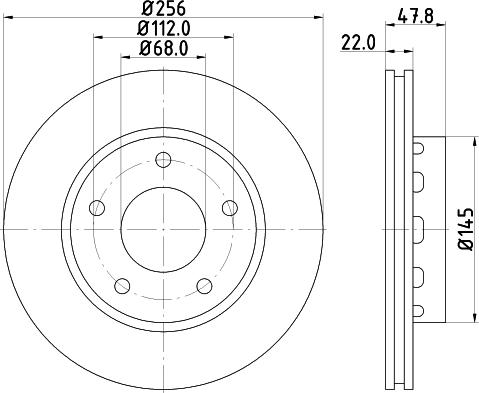 DON PCD13482 - Əyləc Diski furqanavto.az