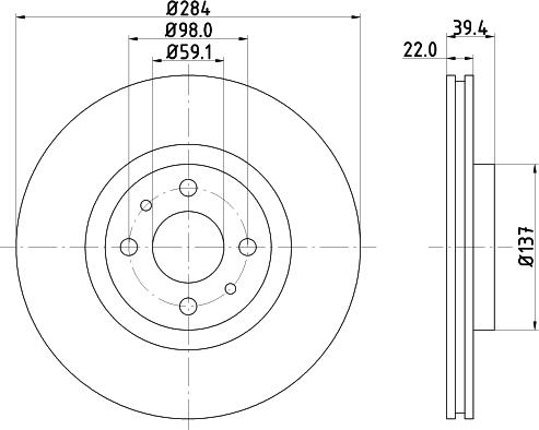 DON PCD13432 - Əyləc Diski furqanavto.az