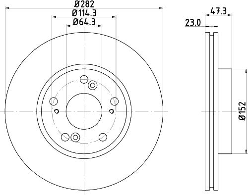 DON PCD13592 - Əyləc Diski furqanavto.az