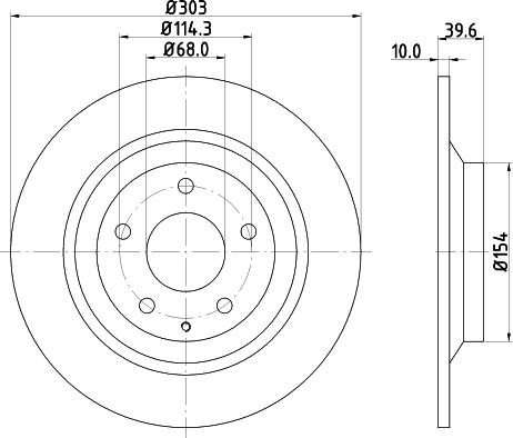 DON PCD13542 - Əyləc Diski furqanavto.az