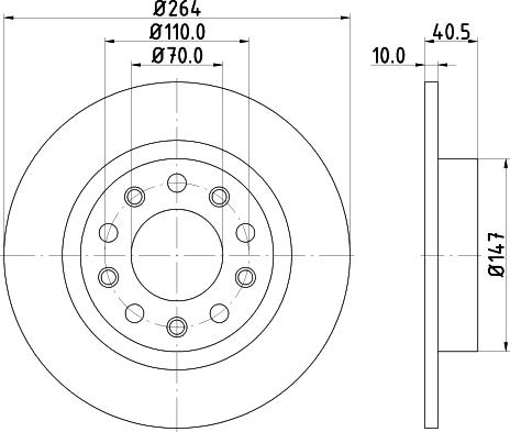 DON PCD13582 - Əyləc Diski furqanavto.az