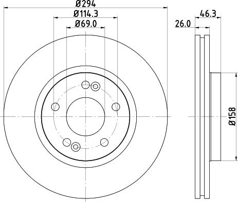 DON PCD13642 - Əyləc Diski furqanavto.az