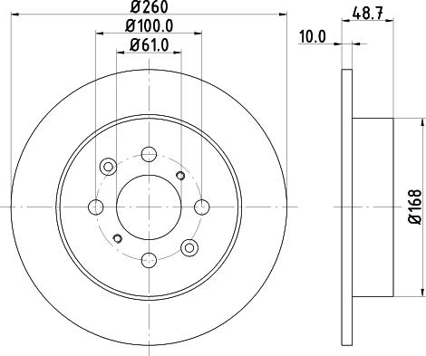 DON PCD13082 - Əyləc Diski furqanavto.az