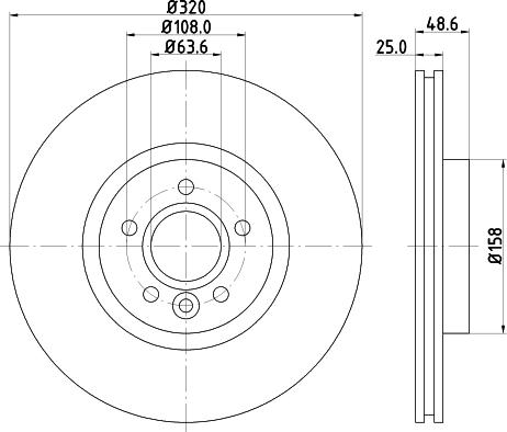 DON PCD13172 - Əyləc Diski furqanavto.az