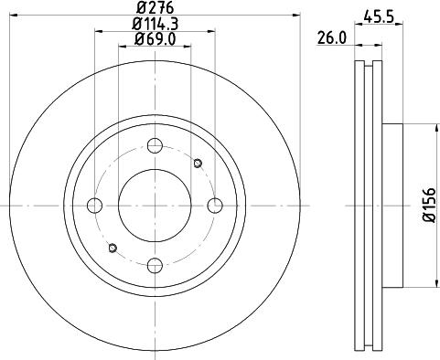 DON PCD13882 - Əyləc Diski furqanavto.az