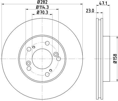 DON PCD13832 - Əyləc Diski furqanavto.az