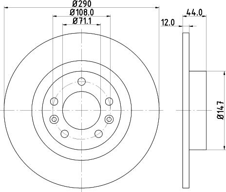 DON PCD13292 - Əyləc Diski furqanavto.az