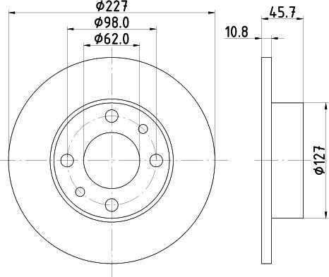 BOSCH 0 986 478 063 - Əyləc Diski furqanavto.az