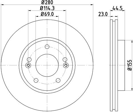 DON PCD12502 - Əyləc Diski furqanavto.az