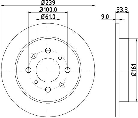 DON PCD12612 - Əyləc Diski furqanavto.az