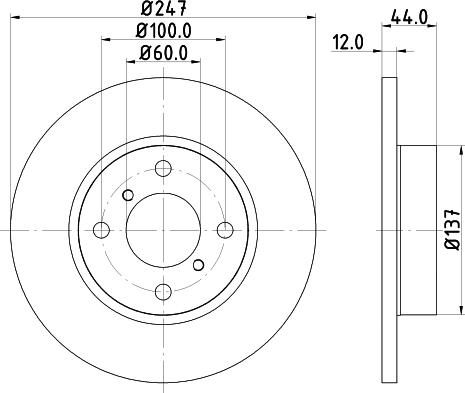 DON PCD12682 - Əyləc Diski furqanavto.az