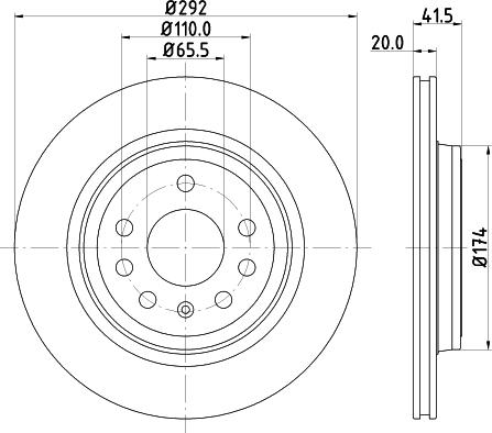 DON PCD12132 - Əyləc Diski furqanavto.az