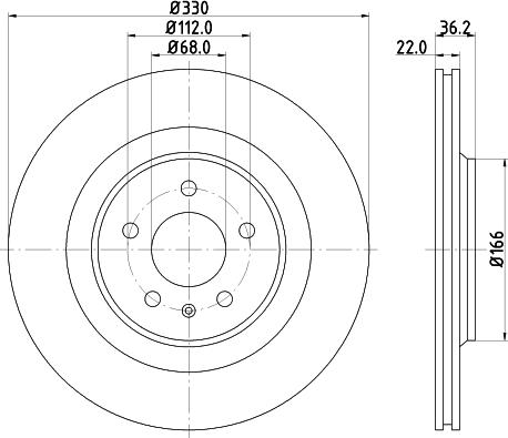 DON PCD12812 - Əyləc Diski furqanavto.az