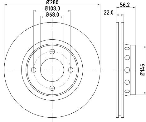 DON PCD12882 - Əyləc Diski furqanavto.az