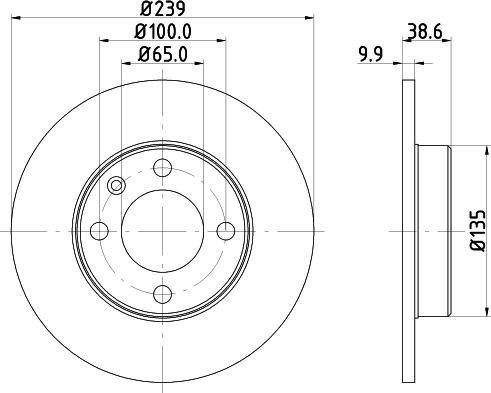 DON PCD12212 - Əyləc Diski furqanavto.az